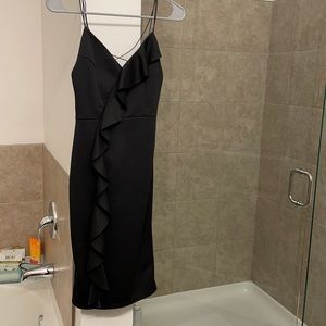 New Look knee length black cocktail dress